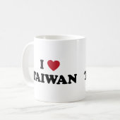 私は台湾を愛します コーヒーマグカップ (正面左)