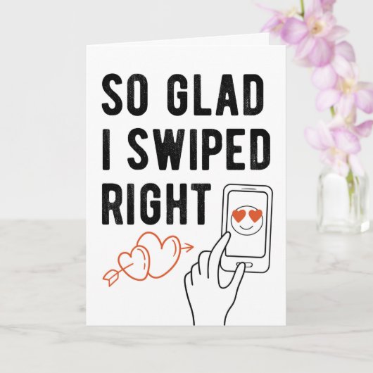 私は右にスイップしてよかった カード (蘭)