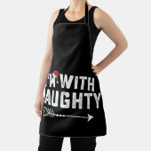 私は同じクリスマスいけなのカップルと一緒だ エプロン (インサイチュ)