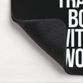 私は同僚とのトラウマの絆だけにここにいる マウスパッド (コーナー)