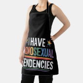 私は同性愛傾向がある LGBTQ Pride レインボー エプロン (インサイチュ)