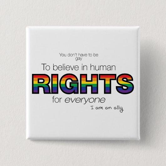 私は同盟国です 缶バッジ (正面)