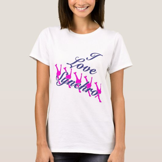 私は同調を愛します Tシャツ (正面)