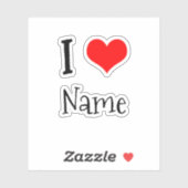 私は名前をカスタムする シール (シート)