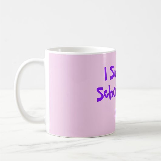 私は名前を挙げられたSchool Mugを生き延びました コーヒーマグカップ (左)