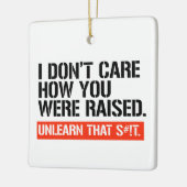 私は君が気に育った様子が分からない セラミックオーナメント (左)