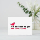 私は君とサルサ踊り葉書に溺れている ポストカード (スタンド正面)