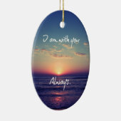 私は君と一緒にいる聖句 セラミックオーナメント (右)