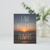 私は君と一緒にいる聖句 ポストカード (スタンド正面)