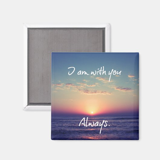 私は君と一緒にいる聖句 マグネット (正面/裏面)