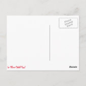 『私は君と一緒にそこにいる』はがき ポストカード (裏面)