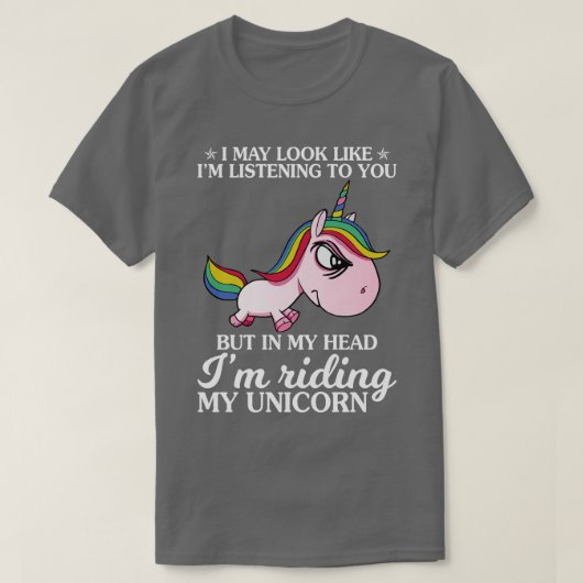 私は君に会った聞ように見えるかもしれない Tシャツ (デザイン正面)