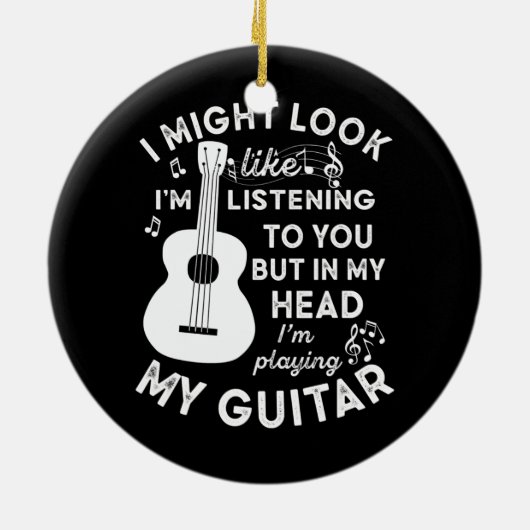 私は君に似ているかも聞しれないおもしろい セラミックオーナメント (裏面)