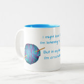 私は君に似てい聞るかもしれない… ツートーンマグカップ (正面左)