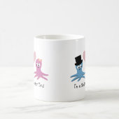 私は君に弱っている！かわいいオクトピ コーヒーマグカップ (中央)