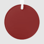 私は君のクリスマス扱いにくを見おもしろいた笑わされる オーナメント (裏面)