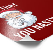 私は君のクリスマス扱いにくを見おもしろいた笑わされる フォトプリント            (角)