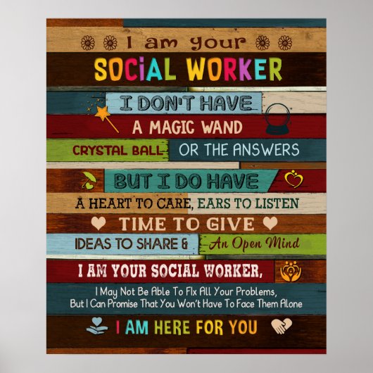 私は君のソーシャルワーカー感動的 ポスター (正面)