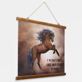 私は君のタペス熱狂するターを愛しているそぶら下がったの女の子 吊り下げ型タペストリー (傾斜あり)