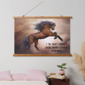 私は君のタペス熱狂するターを愛しているそぶら下がったの女の子 吊り下げ型タペストリー (寝室)