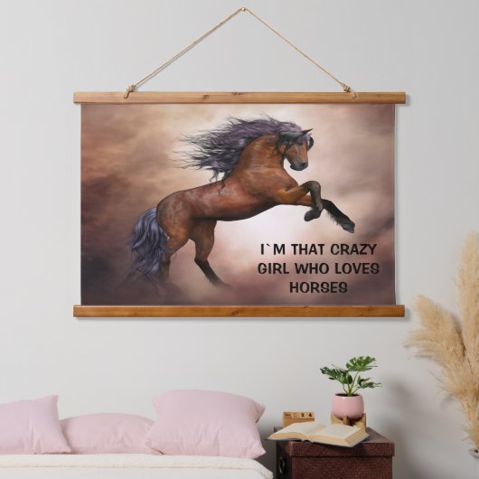 私は君のタペス熱狂するターを愛しているそぶら下がったの女の子 吊り下げ型タペストリー (寝室)