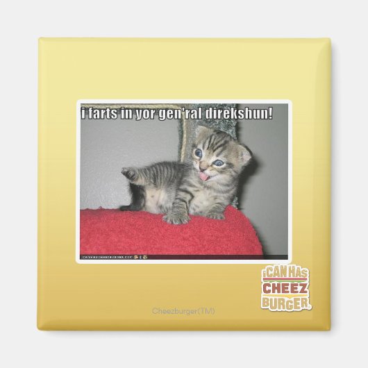 私は君の将軍ディレクシュンで農場 マグネット (正面)