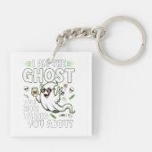 私は君の幽霊警告だ キーホルダー (裏面)