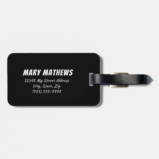 私は君の荷物考えのタグを知らない ラゲッジタグ (裏面横)