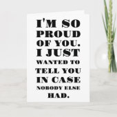 私は君の誇りを持った味方だ カード (正面)