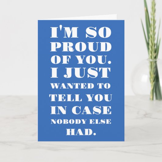 私は君の誇りを持った味方だ カード (正面)