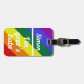 私は君の赤ん坊おもしろい ラゲッジタグ (正面横)