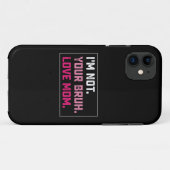 私は君のBruh Love Mom Groovy Mother's Dayではない Case-Mate iPhoneケース (裏面(横))