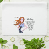 「私は君を好きにするような気力が無い」 キッチンタオル (折り畳み)