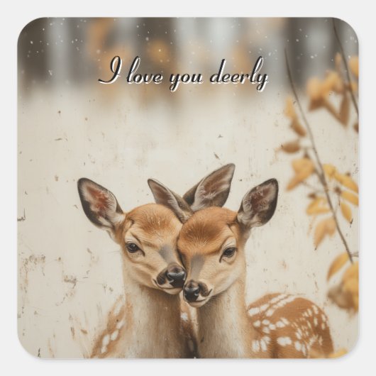 私は君を深く愛している スクエアシール (正面)
