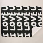 私は君を黒人の中で愛している シェルパブランケット (正面(横))