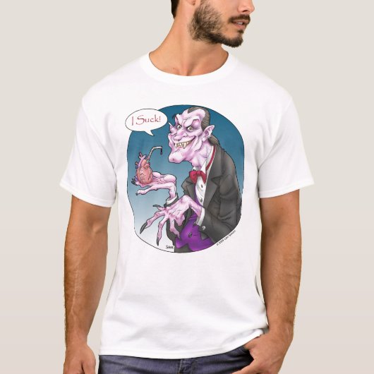 私は吸います Tシャツ (正面)