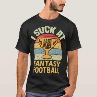 私は吸ファンタジーサッカーおもしろいヴィンテージ Tシャツ