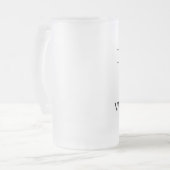 私は吸血コウモリを愛します フロストグラスビールジョッキ (正面左)