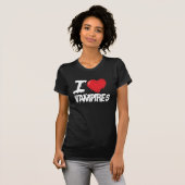 私は吸血鬼が大好き Tシャツ (正面フル)