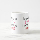 私は吸血鬼のマグでありたいと思います コーヒーマグカップ (中央)