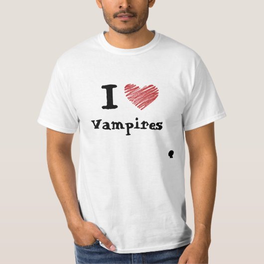 私は吸血鬼を愛します Tシャツ (正面)