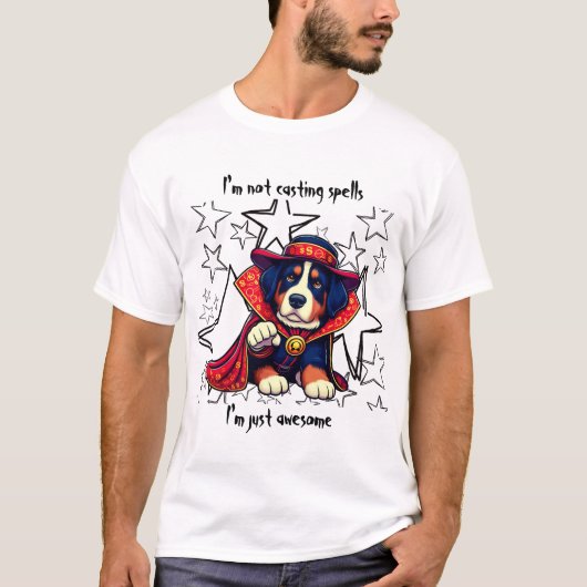 私は呪文を唱えていない、私は単なるスイス素晴らし人だ Tシャツ (正面)