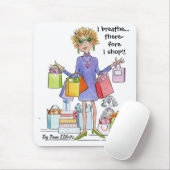 私は呼吸するので、私はコンピュータのために買い物をする マウスパッド (マウス)