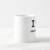 私は和解を愛します コーヒーマグカップ (中央)