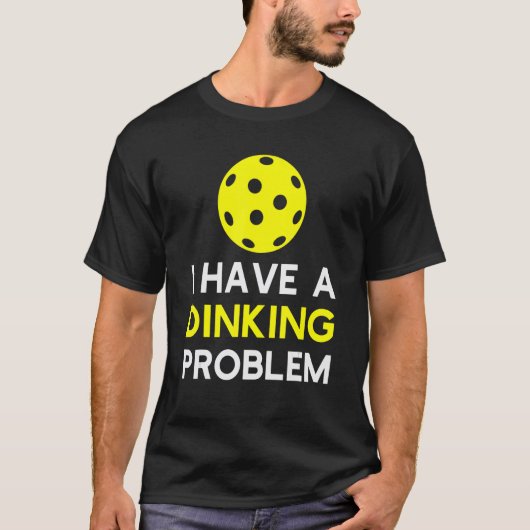 私は問題のピックボールがある Tシャツ (正面)