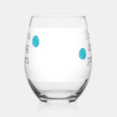 私は問題のピックボールを持っているおもしろい。 ステムなしワイングラス (左)