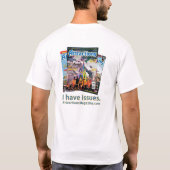 私は問題を有します! Tシャツ (裏面)