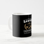 私は問題を解決する弁護士だ コーヒーマグカップ (正面左)