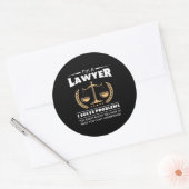 私は問題を解決する弁護士だ ラウンドシール (封筒)