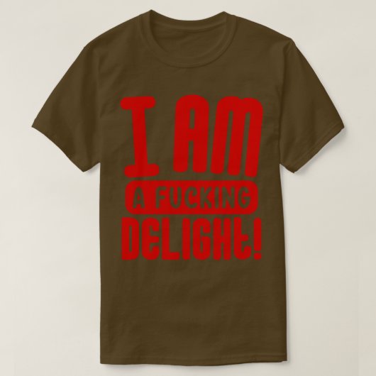私は喜び1 Tシャツ (デザイン正面)